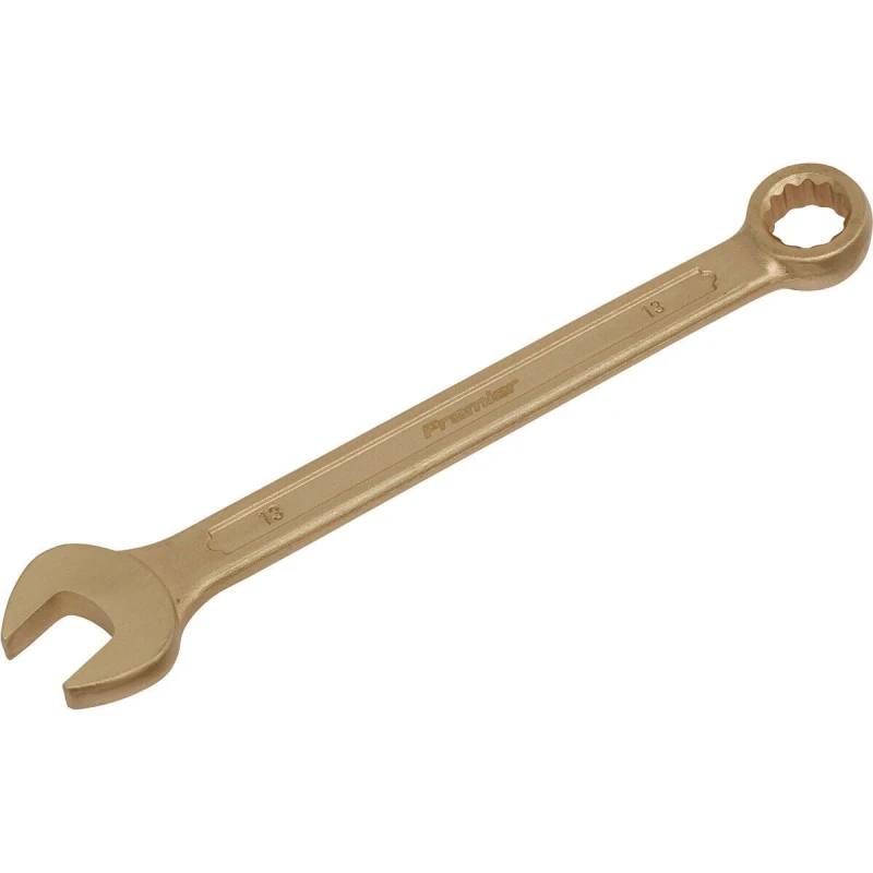 Image of Loops 13mm Non-Sparking Combination Spanner - Open-End & 12-Point WallDrive Ring Multi
