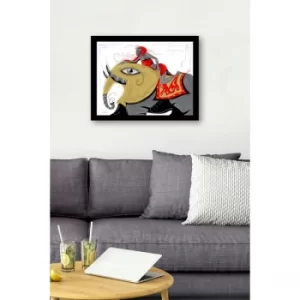 Image of SC0633 Multicolor Decorative Framed MDF Painting