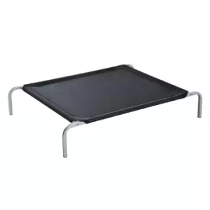 Image of PawHut Large Elevated Portable Dog Bed - Black