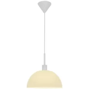 Image of Nordlux Lighting - Nordlux Ellen Dome Pendant Ceiling Light Opal white E27