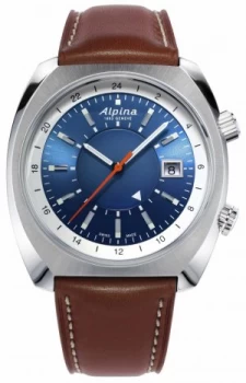 Image of Alpina Startimer Pilot Heritage Automatic Brown Watch