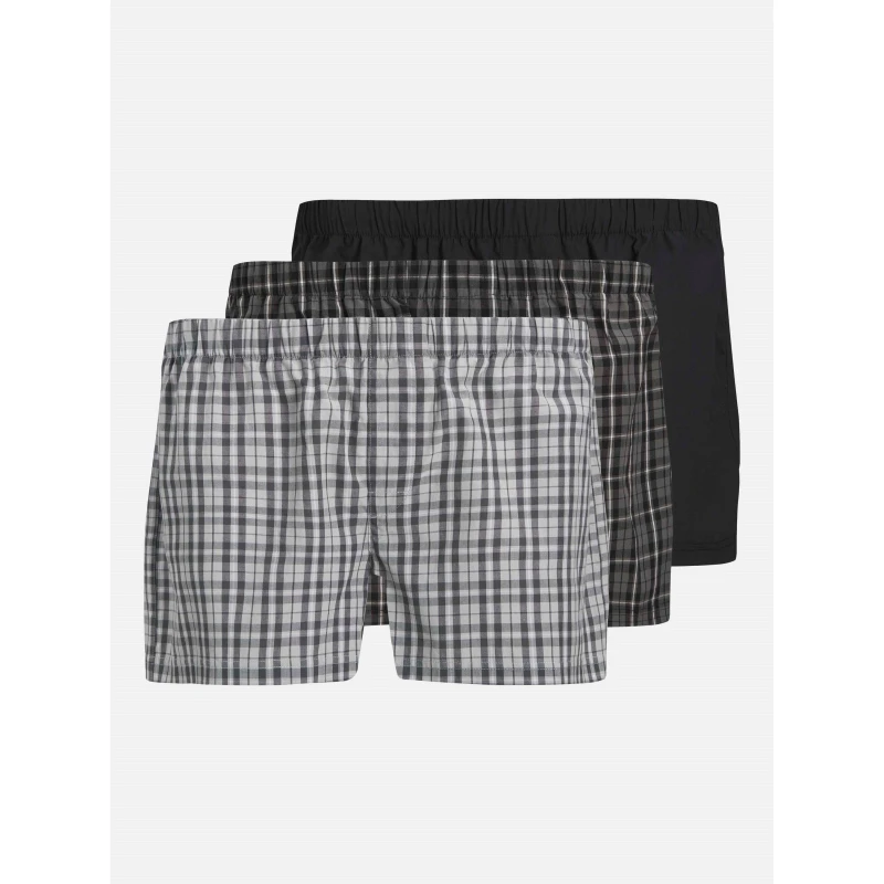 Image of Jack and Jones 3-pack Milano Woven Boxers Mens Poppy Seed male Medium