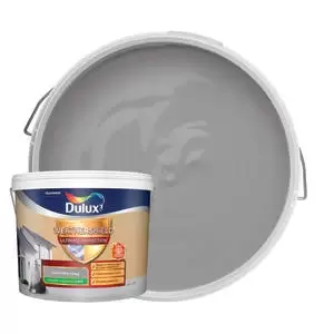 Image of Dulux Weathershield Ultimate Protection Concrete Grey Smooth Masonry Paint 10L
