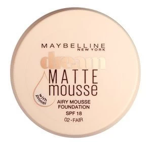 Image of Maybelline Dream Matte Mousse Foundation 002 Fair Nude