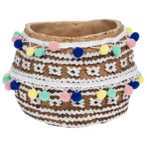 Image of Pampas Aztec Planter Coloured