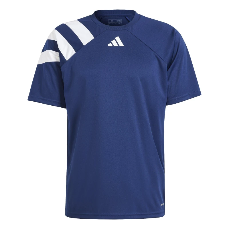 Image of adidas Fortore 23 Football Shirt Mens Short Sleeve Performance T-Shirts S Blue 62373720350