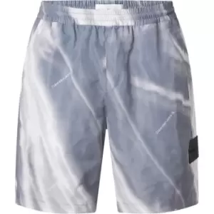 Image of Calvin Klein Jeans Graphic Woven Short - Grey