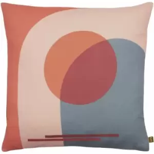 Image of Furn Sun Arch Recycled Cushion Cover (50cm x 50cm) (Red Clay) - Red Clay