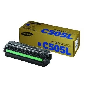 Image of Samsung CLT C505L Cyan Laser Toner Ink Cartridge