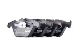 Image of BREMBO Brake pad set XTRA LINE P 06 054X Brake pads,Brake pad set, disc brake BMW,5 Limousine (E60),5 Touring (E61),7 (E65, E66, E67),6 Coupe (E63)