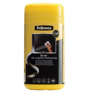 Image of Fellowes Anti Bacterial Surface Wipes PK75 +25 free