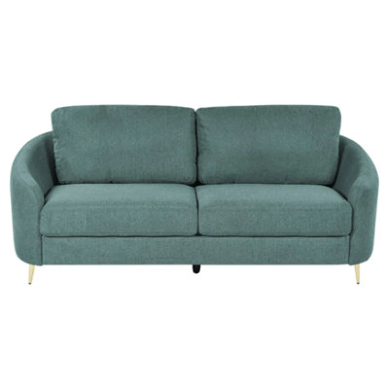 Image of Beliani Sofa 3 Seater Trosa Fabric Green