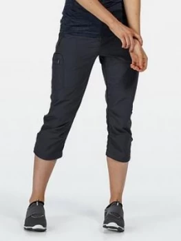 Image of Regatta Chaska Zip Off Trouser II - Navy, Size 10, Women