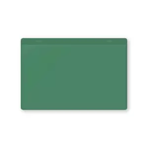 Image of Document pouches, magnetic, A5 landscape, pack of 10, green