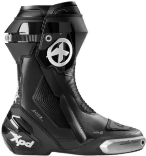 Image of XPD XP9-R Motorcycle Boots, black-white, Size 48, black-white, Size 48