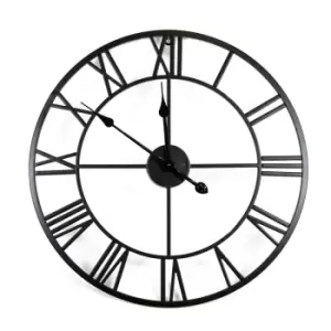 Image of Indoor Wall Clock Matte Black 80cm