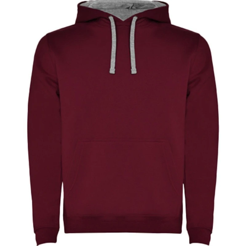 Image of ROLY ROLY Men Urban Hoodie in Maroon Size: X-Small Maroon XS Male 5063527413833