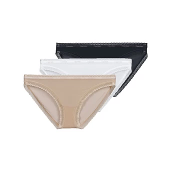 Image of Calvin Klein Jeans BIKINI X3 womens Knickers/panties in Multicolour - Sizes S,M,XL,XS