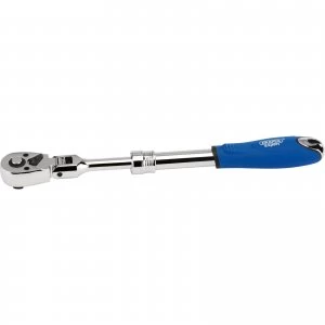 Image of Draper 3/8" Drive 72 Tooth Flexible Head Extending Reversible Ratchet 3/8"