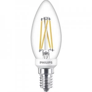 Image of Philips Lighting LED (monochrome) EEC A++ (A++ - E) E14 3.2 W = 25 W Warm white (Ø x L) 35mm x 35mm