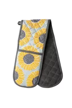 Image of Double Oven Glove Mitt Sunflower Artisan Flower