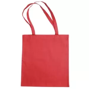 Image of Jassz Bags "Beech" Cotton Large Handle Shopping Bag / Tote (One Size) (Dubarry Pink)