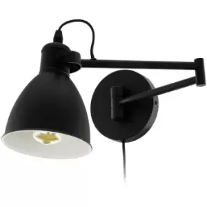 Image of Eglo San Dome Wall Light Black