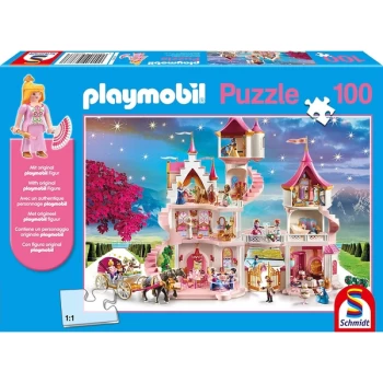 Image of Playmobil: Princess Castle Puzzle & Play Jigsaw Puzzle - 1000 Pieces (Includes 1 Figure)