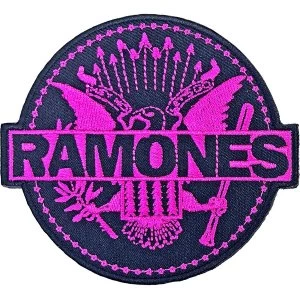 Image of Ramones - Pink Seal Standard Patch
