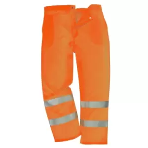 Image of Yoko Unisex Work Hi-Vis Trousers (36/L UK) (Orange)