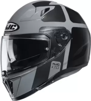 Image of HJC i70 Prika Helmet, black-grey, Size L, black-grey, Size L