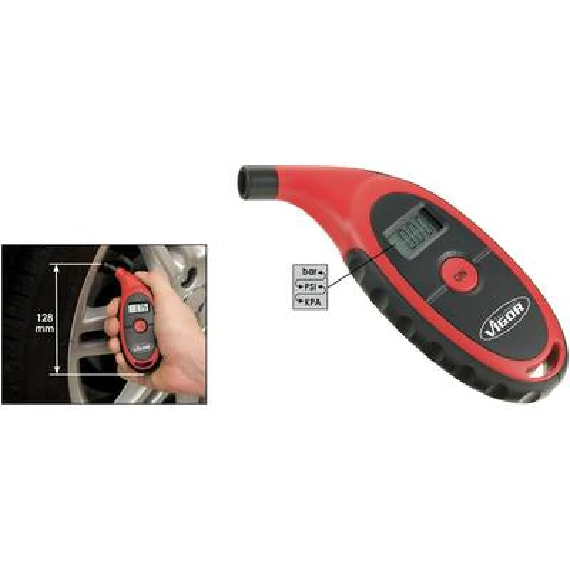 Image of Vigor Vigor V1423 Tyre pressure gauge Digital V1423
