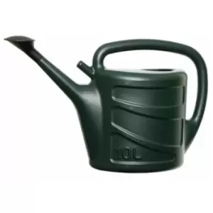 Image of Lightweight Plastic Watering Can Garden Plants Indoor Outdoor - Green - 10L