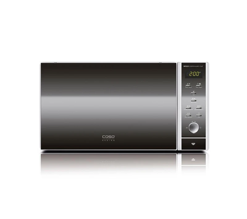 Image of CASO Ceramic Chef MCG 25 Combination Microwave - Black & Silver/Grey,Black 4038437033519