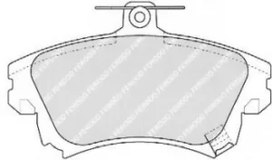Image of Ferodo FDB1384 Brake Pad Set Front Axle Premier Car