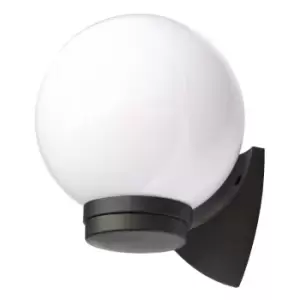 Image of Coast York Globe Wall Lantern Black