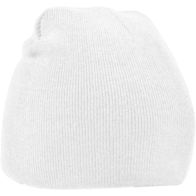 Image of Beechfield Beechfield Original Pull-On Beanie in White White One Size Unisex 5063377392944
