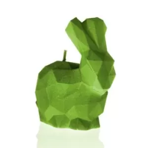Image of Small Rabbit Candle &ndash; Lime Green