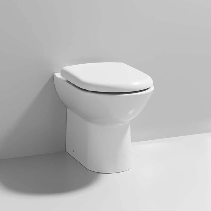 Image of AFFINE Nuie Lawton D-Shape Back to Wall Pan - Excluding Seat PWNI0203