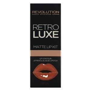 Image of Makeup Revolution Retro Luxe Lip Kits Matte Regal