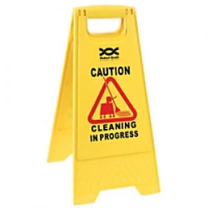Image of Caution Wet Floor Sign Plastic Yellow