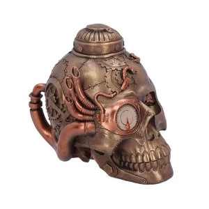 Image of Steampunk Pipe Up Skull Ornament