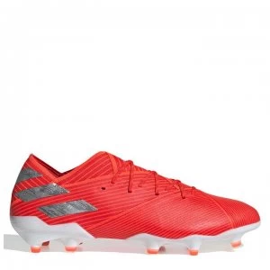 Image of adidas Nemeziz 19.1 Football Boots Firm Ground - Red/Silver