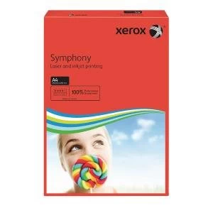 Image of Xerox Symphony Dark Red A4 80gsm Paper Pack of 500 XX93954