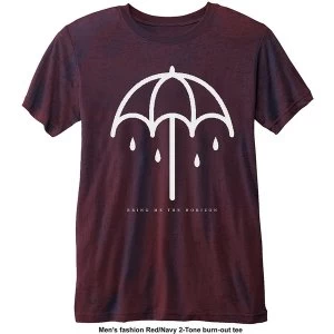 Image of Bring Me The Horizon - Umbrella Unisex X-Large T-Shirt - Blue,Red