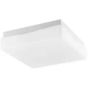 Image of Netlighting Merano Etobicoke 20cm Flush Ceiling Light White Opal Glass LED E27 I