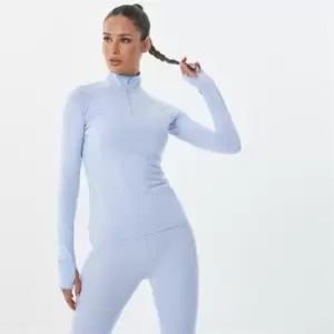 Image of USA Pro Half Zip Funnel Neck Jacket - Blue