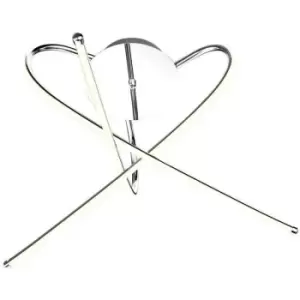 Image of Zumaline Lighting - Zumaline Carrello Integrated LED Semi Flush Light, Chrome, 3000K, 1600Lm