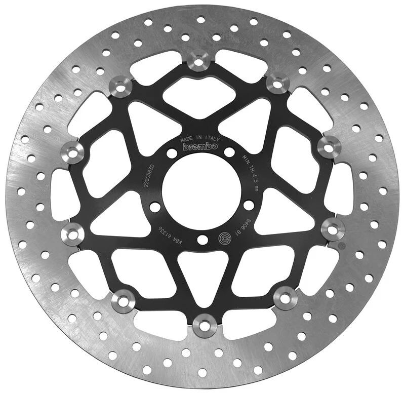 Image of Brembo S.p.A. Serie Oro Round Floating Brake Disc - 1 pc.
