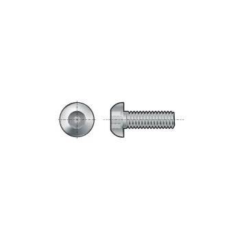 Image of M10X60 A2 St/St Pin Hex Button M/C Screw - Qualfast